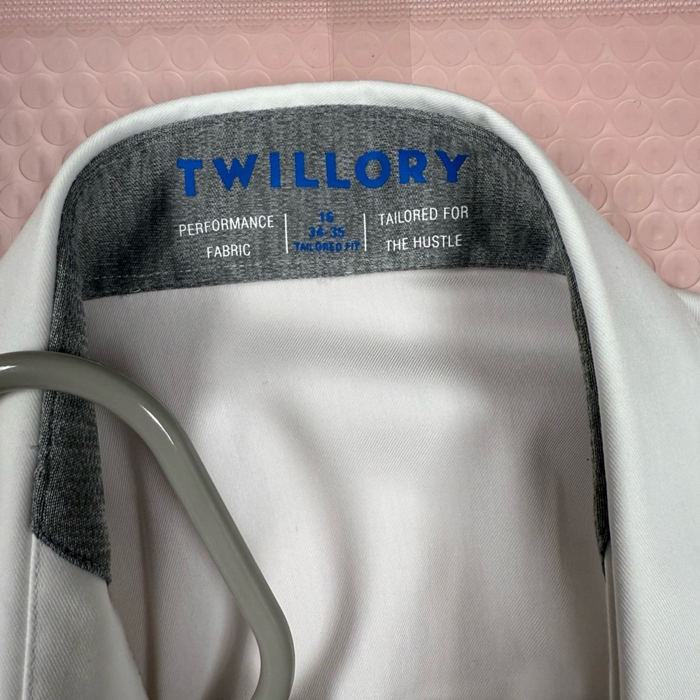 Twillory White Performance Button Down - image 3
